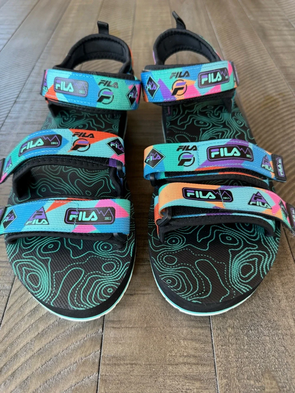 Fila Drifter DNS 90’s Vibe Retro Hiking Sandals Men's Size 11
